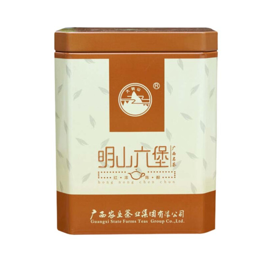 广西大明山 2020新茶明山六堡黑茶陈香茶叶八年陈六堡茶产地...