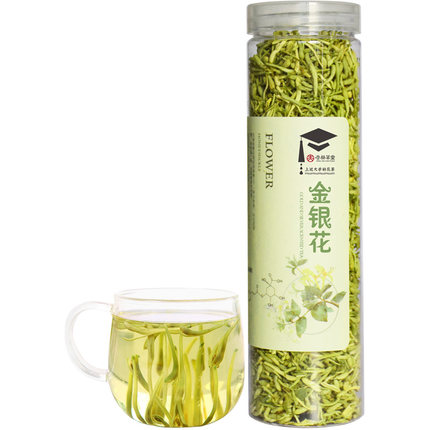 杏林草堂花草茶叶金银花散装搭菊花茶泡水去金银花茶清火