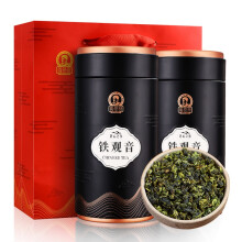 闽茶府 安溪铁观音茶叶礼盒 乌龙茶兰花香茗茶500克铁罐