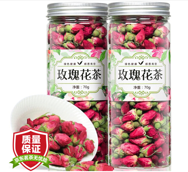 玫瑰花茶 花草茶重瓣红玫瑰