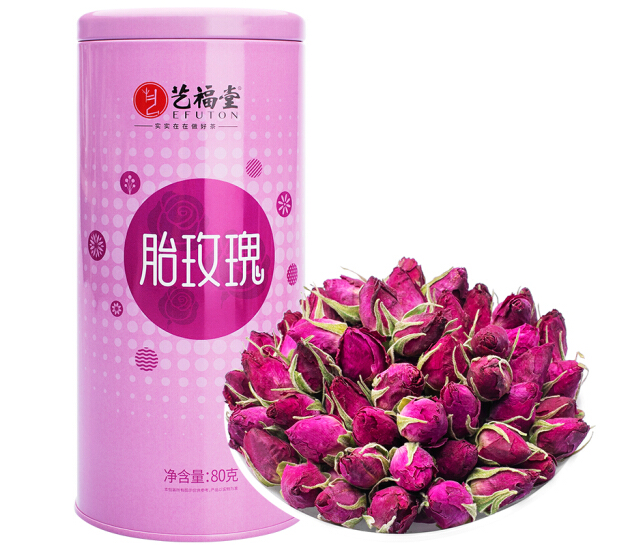 艺福堂 茶叶花草茶 平阴胎玫瑰花茶