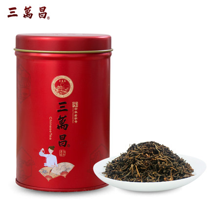 三万昌 云南普洱茶熟茶散茶宫廷黑茶罐装茶叶50g 越陈越...